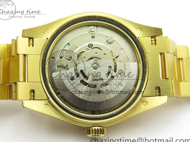 Best 31mm Malachite Bracelet EWF on Dial YG Daydate YG Edition 278288 Green ETA2688 President 0416